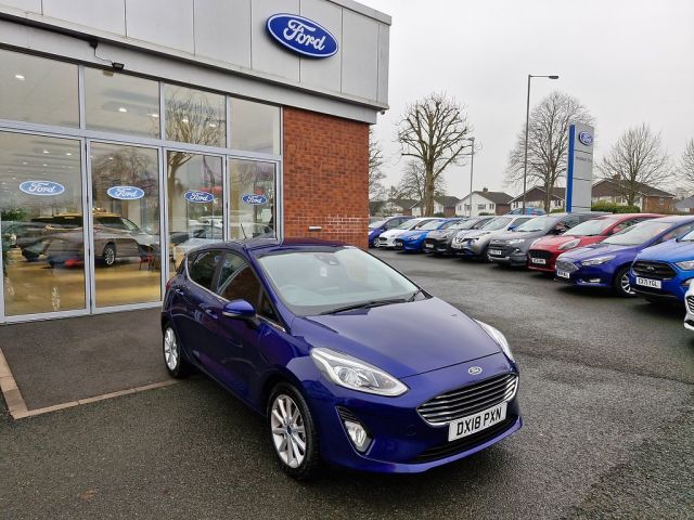 2018 (18) Ford Fiesta 1.0T EcoBoost Titanium Hatchback 5dr Petrol Manual Euro 6 (s/s) (100 ps)