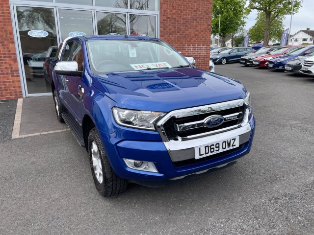 2019 (69) Ford Ranger 3.2 TDCi Limited 1 Pickup Double Cab 4dr Diesel Auto 4WD Euro 5 (200 ps)